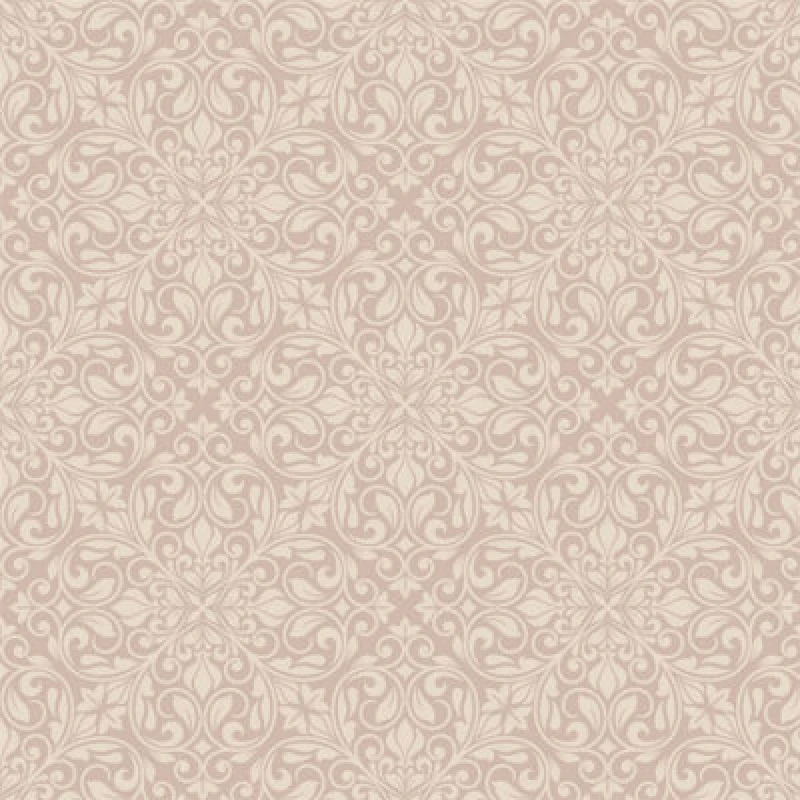 Image of Baroque Sofia Wallpaper Debona Textured Embossed Vinyl Rose Gold White