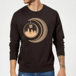Image of Harry Potter Globe Moon Sweatshirt - Black