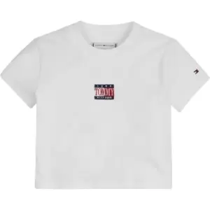 Image of Tommy Hilfiger Timeless Crop T Shirt - White