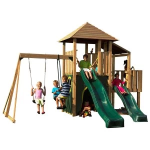 Image of Plum Bison Childrens Large Wooden Climbing Frame