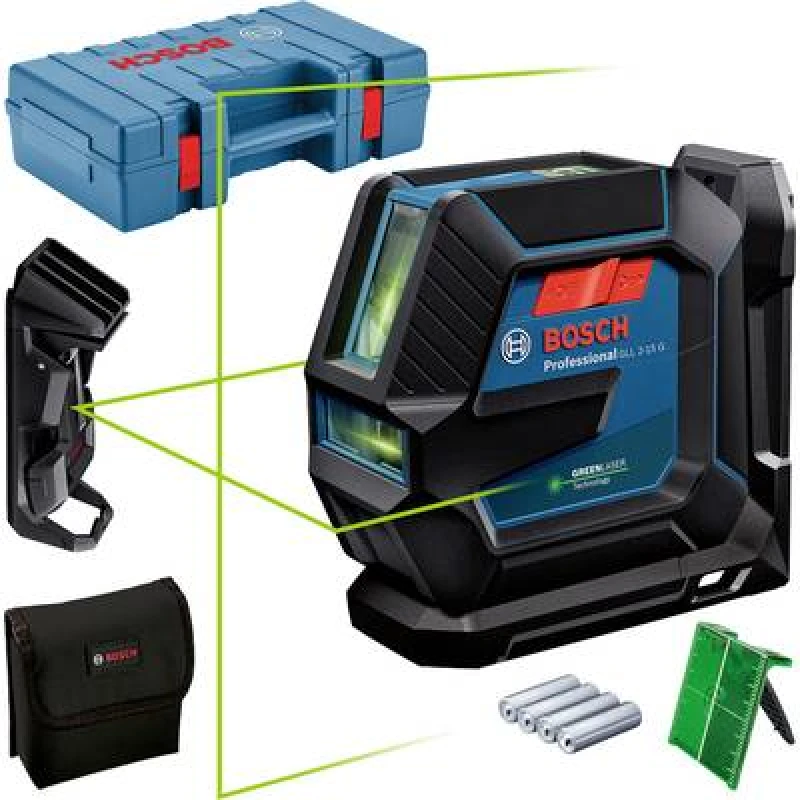 Image of Bosch Professional Bosch Professional GLL 2-15 G Multi-line laser Incl. bag Range (max.): 15 m 0601063W02
