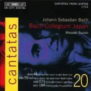 Image of Bach Collegium Japan - Cantatas Vol. 20 (Suzuki, Bach Collegium Japan) CD Album - Used
