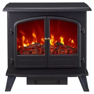 Image of Focal Point Weybourne Black LED Electric Stove