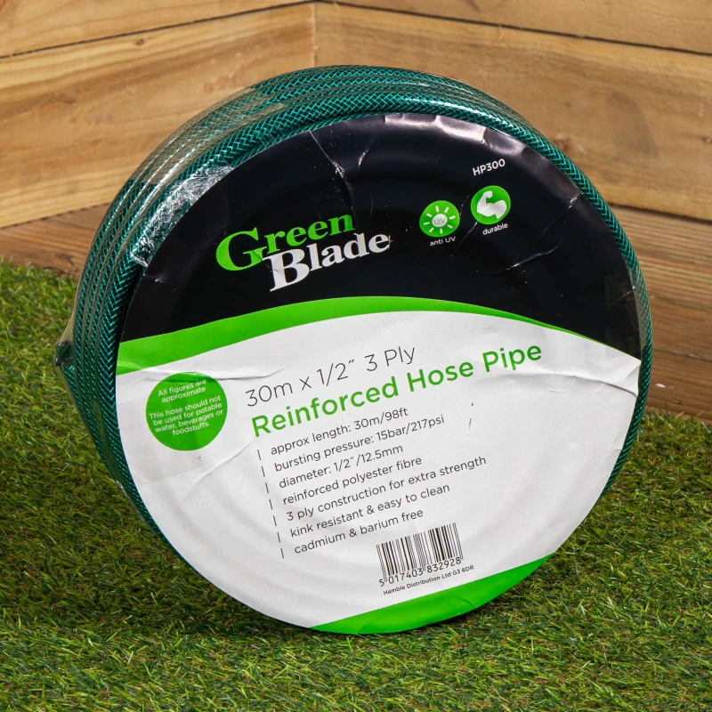 Image of 30m Reinforced Kink Resistant Garden Hose Pipe