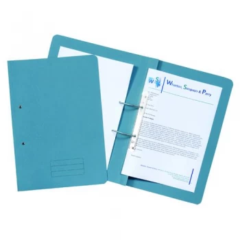 Image of Spiral Files 285gsm Foolscap Blue Pack of 50 TFM50-BLUZ
