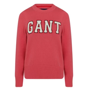 Image of Gant Gant Logo Sweatshirt - Pink
