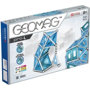 Image of PRO-L 110 Pieces Geomag Construction Set