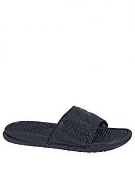 Image of Nike Benassi JDI Sliders, Black, Size 8, Men