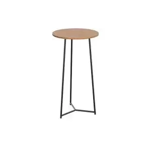 Image of Jemini Trinity High Table 600x600x1110mm Nova OakBlack KF823544