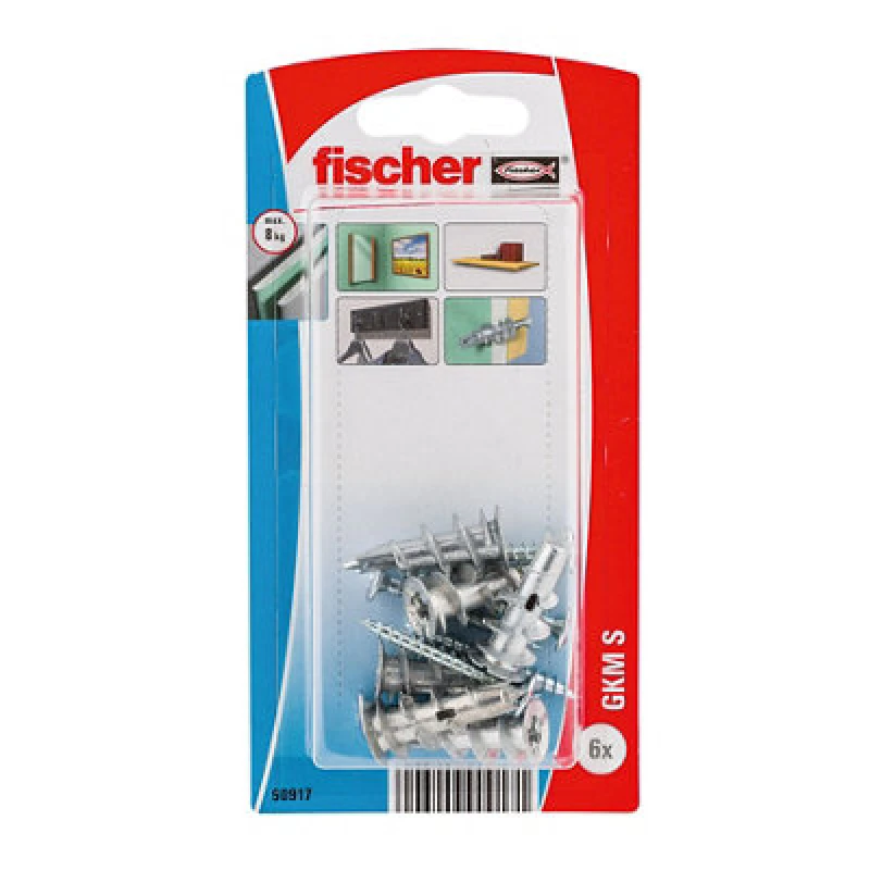Image of Fischer Fischer 090917 GKM S K NV Drywall anchor 31mm 1 Set 090917