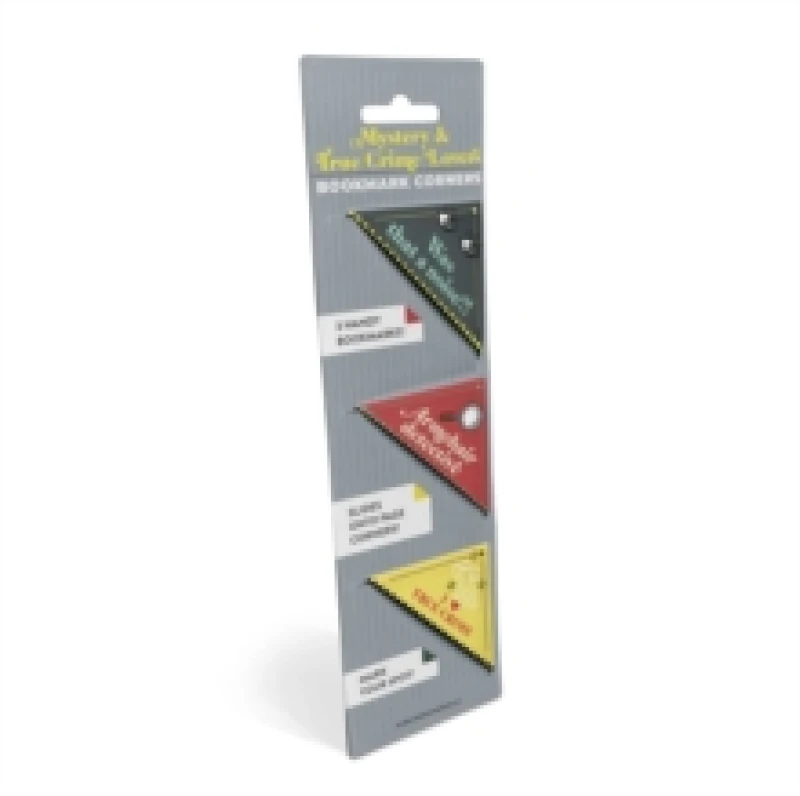 Image of Knock Knock Mystery & True Crime Lovers Bookmark Corners Bookmark
