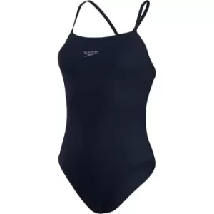 Image of Speedo Endurance+ Thinstrap Swimsuit Navy 32"