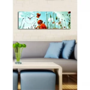 Image of 3090CSMOR-2 Multicolor Decorative Canvas Wall Clock