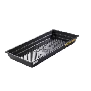 Image of Justrite PE small universal sump tray, made of recycled polyethylene, capacity 75 l, length 1206 mm