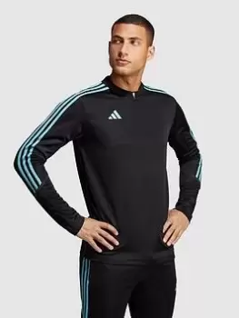Image of adidas Tiro 23 Training Top - Black, Size L, Men