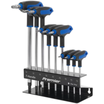 Image of Sealey AK7196 9 Piece TRX-Star T Handle Key Set