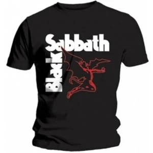 Image of Black Sabbath Creature Black T Shirt: Medium
