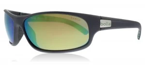 Image of Bolle Anaconda Sunglasses Matte Blue / Green Matte Blue / Green Polariserade 64mm