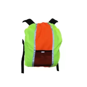 Image of Yoko Rucksack / Backpack Visibility Enhancing Cover (One Size) (Hi Vis Yellow/Orange)