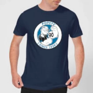 Image of Popeye Popeye 90th Mens T-Shirt - Navy - L