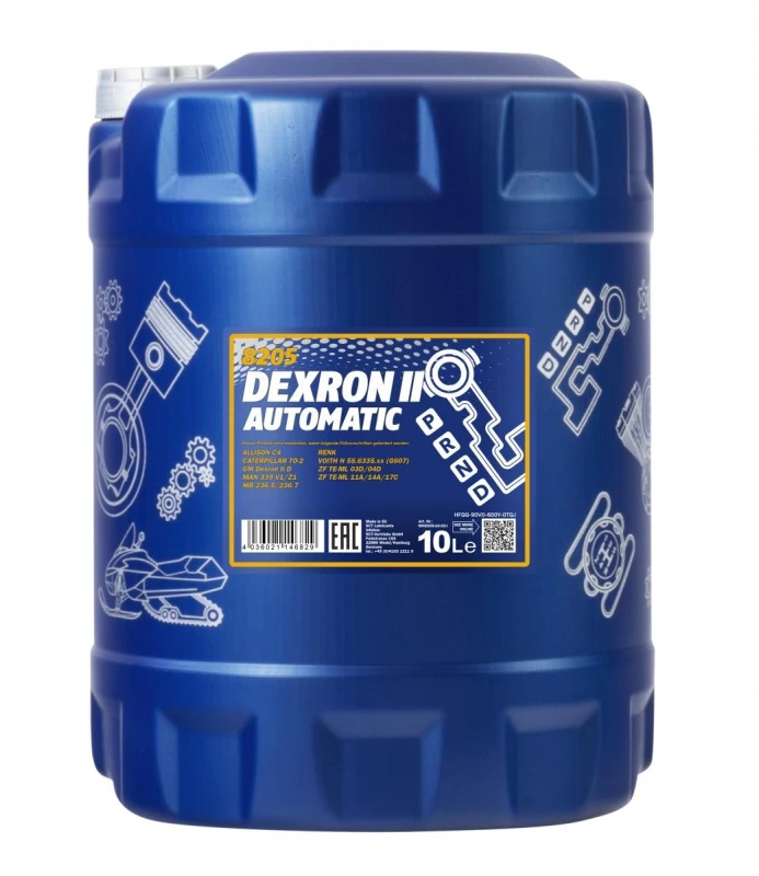 Image of Mannol Automatic Atf Dexron Ii 8205 All-Season Transmission Fluid 10L