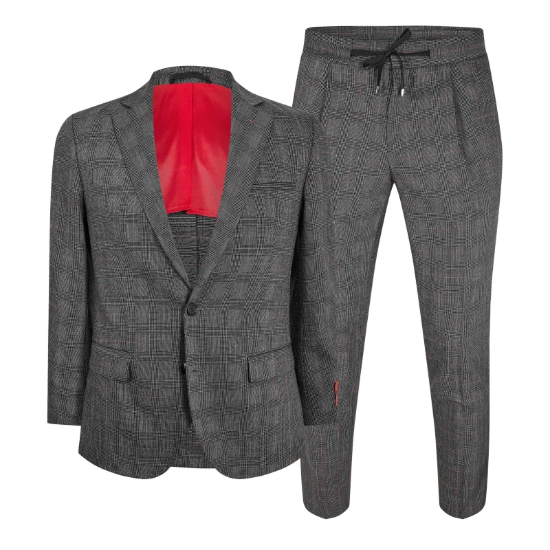 Image of Hugo Mens Hanfred/Goward224Xwg Suit Dark Grey male 34 (44)