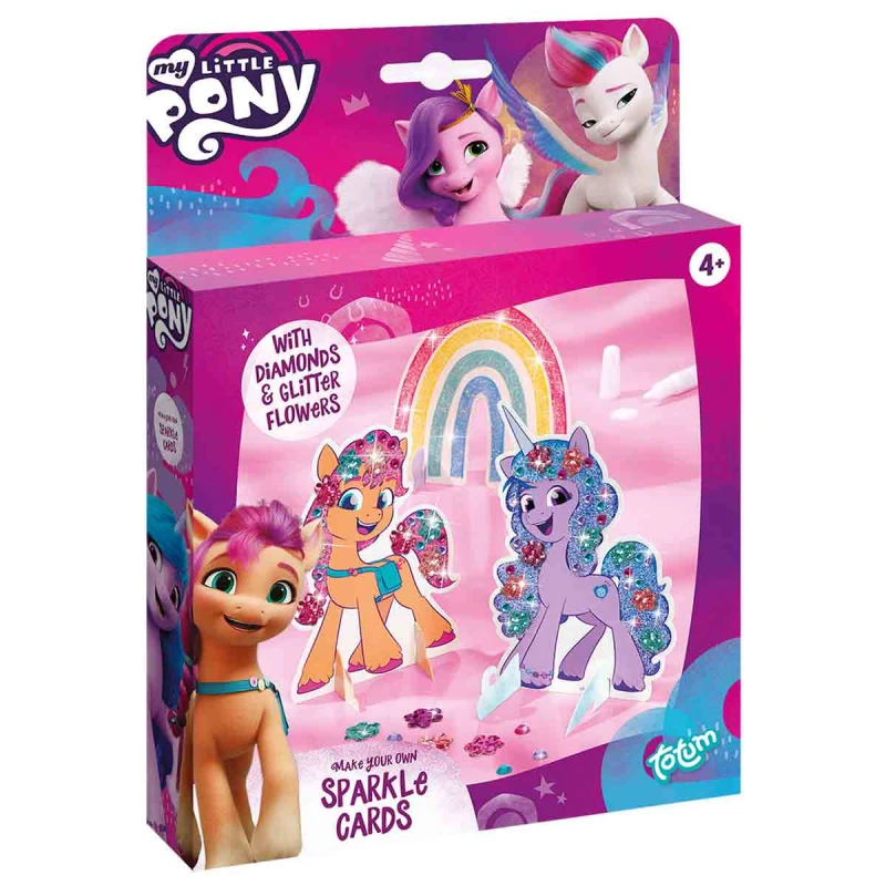 Image of Totum My Little Pony Diamond Painting Cards Multi unisex