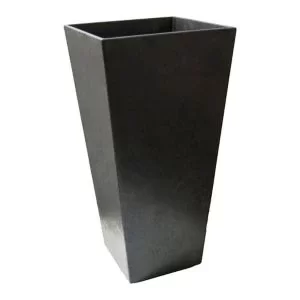 Image of Primeur Sonata Slate Plain Square Plant Pot (Dia)35Cm