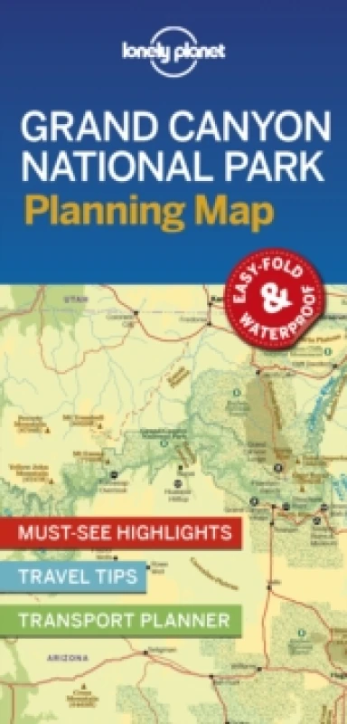 Image of Lonely Planet Grand Canyon National Park Planning Map Sheet map, folded