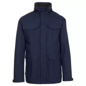 Image of Trespass Mens Rainthan Waterproof Jacket (S) (Navy)