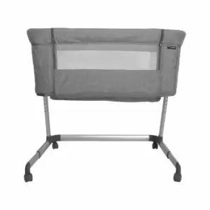 Image of My Babiie Grey Melange Bedside Crib