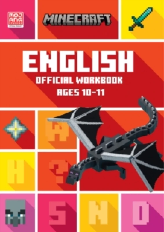 Image of Collins KS2 Minecraft English Ages 10-11 Book Multi unisex