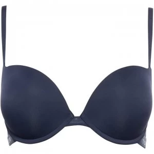 Image of Tommy Bodywear Sheer Flex Micro Push Up Bra - Navy