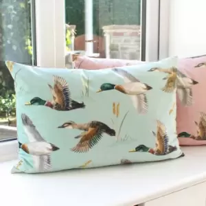 Image of Evans Lichfield Country Duck Pond Polyester Filled Cushion Mint