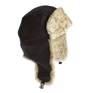 Image of Eastern Counties Leather Womens/Ladies Bourn Sheepskin Pilot Hat (M) (Vizon)