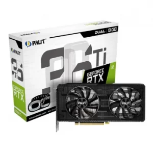 Image of Palit GeForce RTX3060Ti Dual OC 8GB GDDR6 Graphics Card