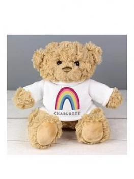 Image of Personalised Rainbow T-Shirt Teddy Bear