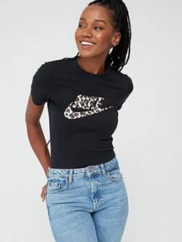 Image of Nike Nsw Animal Print Logo Bodysuit