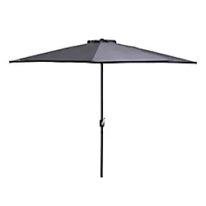 Image of Outsunny Parasol 84D-008GY Metal, Polyester Grey
