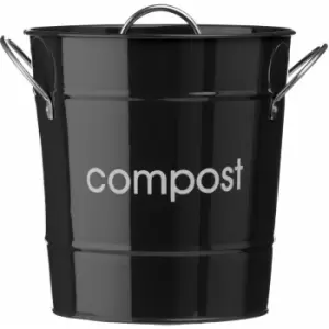 Image of Black Compost Bin - Premier Housewares
