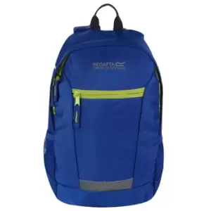 Image of Regatta Jaxon III Backpack (10 Litres) (One Size) (Nautical Blue/Electric Lime)