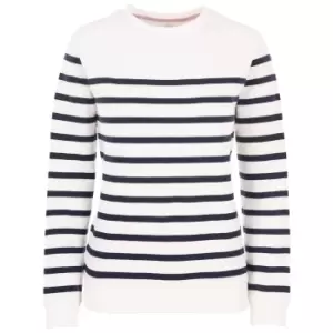 Image of Trespass Womens Chloe Sweatshirt (S) (White/Navy)