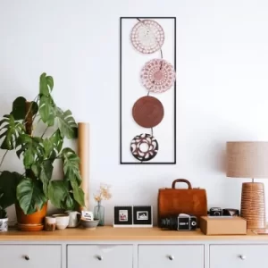 Image of Affascinante Multicolor Decorative Metal Wall Accessory