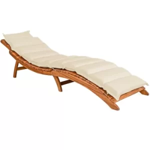 Image of Sun Lounger Cushion Cream 183x56x7cm