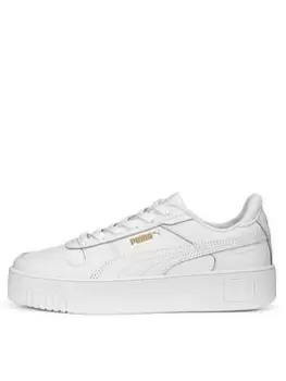 Image of Puma Carina Street Trainers - White, Size 5, Women
