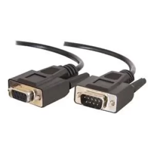 Image of C2G 10m DB9 M/F Extension Cable Black