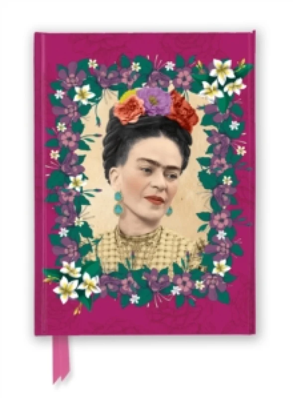 Image of Frida Kahlo: Dark Pink (Foiled Journal) Notebook / blank book