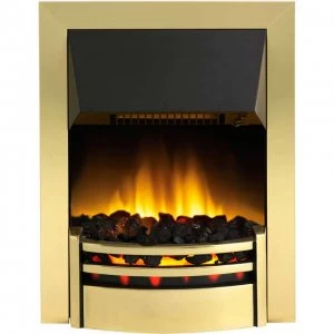 Image of Dimplex Kansas KNS20 Coal Bed Inset Fire - Brass