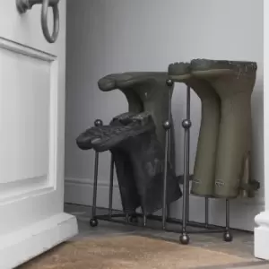 Image of Garden Trading Farringdon Large Welly Stand in Steel