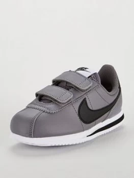 Image of Nike Cortez Basic SL BTV Childrens Trainer Black White Size 2